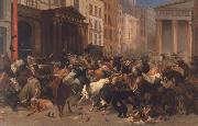 William Holbrook Beard Bulls and Bears in the Market painting